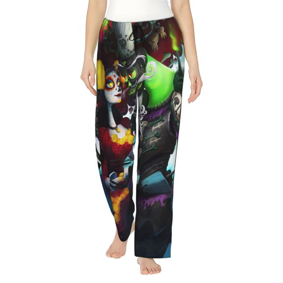 The Book Of Life Women's Pajama Pants Comfy Casual Loose Sleep Bottoms Pants Drawstring Wide Leg Long Lounge Pants