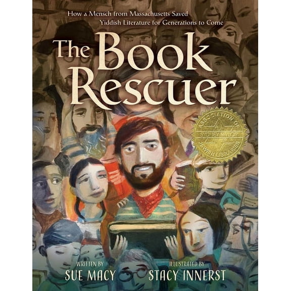 The Book Rescuer: How a Mensch from Massachusetts Saved Yiddish Literature for Generations to Come, (Hardcover)