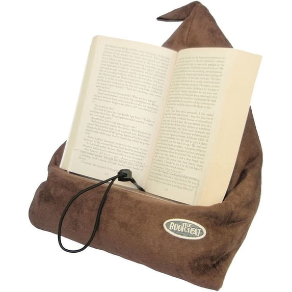 The Book Seat - Book Holder and Travel Pillow - Mocha
