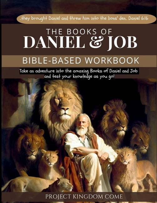 The Book of Daniel and Job I Kids Workbook to Help Children Study and Understand the Bible I Biblical quizzes for kids a, (Paperback)