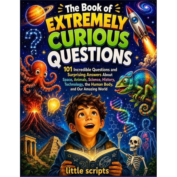 The Book of Extremely Curious Questions: Bite-Sized Facts, Science Secrets, and Mind-Blowing Trivia for Inquisitive Twee, (Paperback)