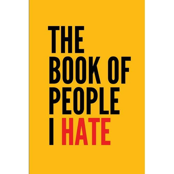The Book of People I Hate (Paperback)