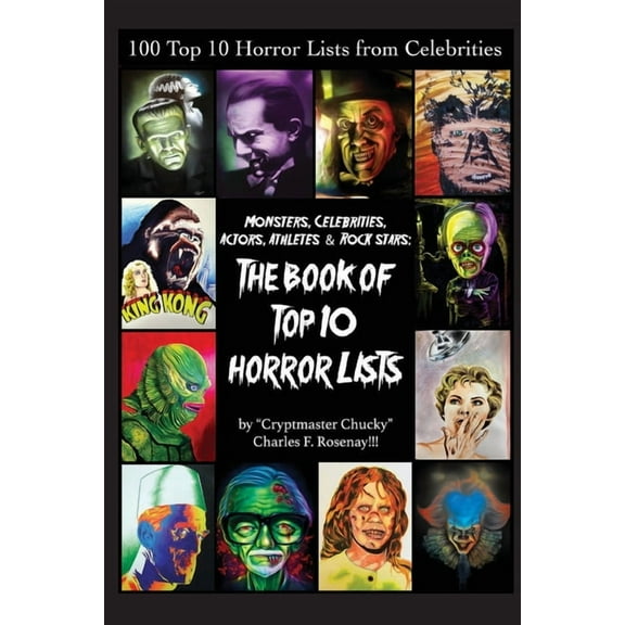 The Book of Top Ten Horror Lists, (Paperback)