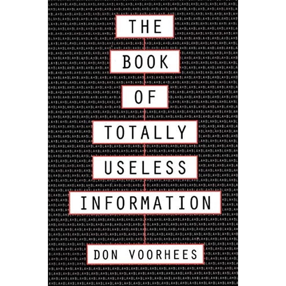 Pre-Owned Book of Totally Useless Information (Paperback) 0806514051 9780806514055