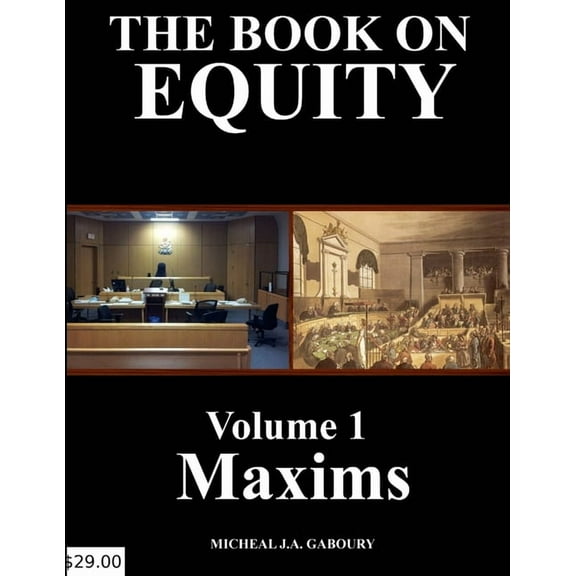 The Book on Equity Vol. Maxims, (Paperback)
