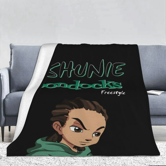 The Boondocks Air Conditioning Blanket Lightweight Thermal Bed Quilt Ultra Cozy Throw Blanket Tapestry For Bedding Sofa And Travel 66" X 90"