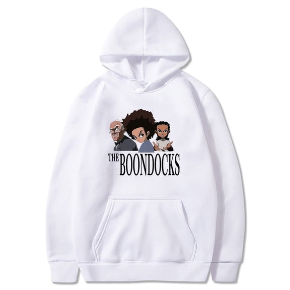 The Boondocks Anime Hoodie women's men's fashionable cartoon long sleeved street sports shirt