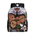 thumbnail image 1 of The Boondocks Backpack Unisex Bookbag Rucksack Printing Shoulder Bag Back To School Bag Travel Hiking Daypack, 1 of 8