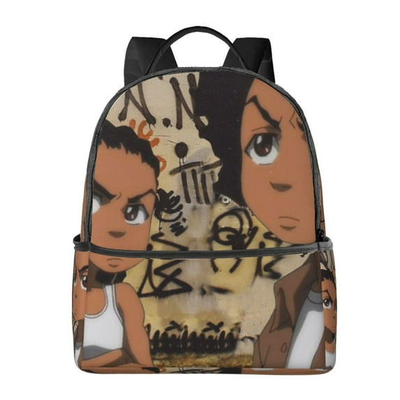 The Boondocks Casual Backpack Large Capacity Laptop Bag Multi-Functional Outdoor Backpack Hiking Daypack