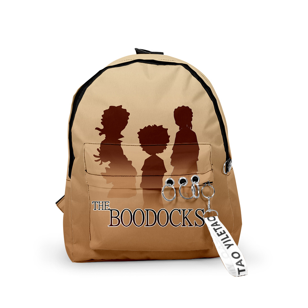 The Boondocks Daypack Hiphop Backpack Cosplay Bookbag Casual Fashion