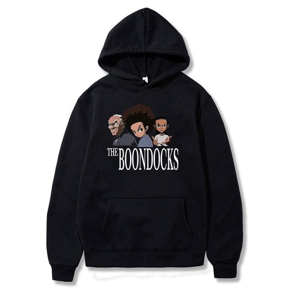 The Boondocks Hooded Sweatshirt Street Fashion Tide Men's And Women's Winter Hooded Sweatshirt