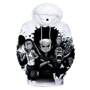 FIEZOUZI The Boondocks Hoodie Cosplay Sweatshirt Casual Pullover Unique Clothes of Winter