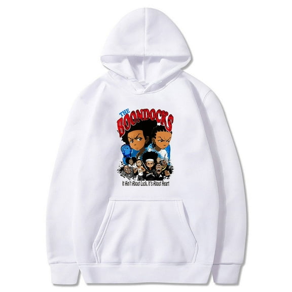 The Boondocks Hoodie Unisex Cartoon Long Sleeve Sweatshirt With Pockets