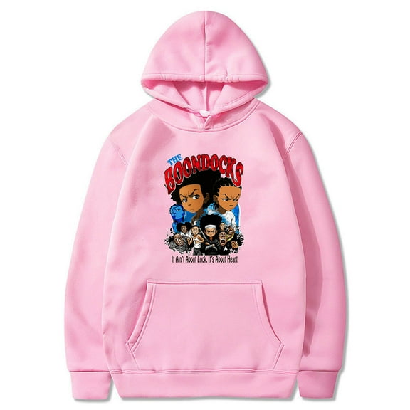 The Boondocks Hoodie Unisex Cartoon Long Sleeve Sweatshirt With Pockets
