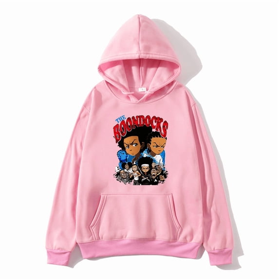 The Boondocks Hoodies Anime Merch Men Woman Hip Hop Autumn Winter Sweatshirt Hoody Fashion Tops