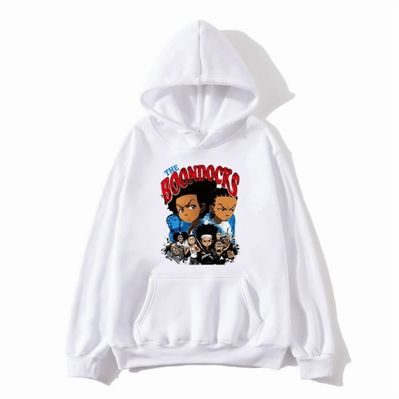The Boondocks Hoodies Anime Merch Men Woman Hip Hop Autumn Winter Sweatshirt Hoody Fashion Tops