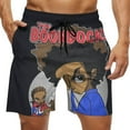 thumbnail image 1 of The Boondocks Men's Swim Trunks Board Shorts Drawstring Elastic Waist Quick Dry Swimsuits Beach Shorts with Pockets L, 1 of 8