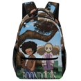 thumbnail image 1 of The Boondocks School Backpack Bookbag Cartoon Schoolbag Lightweight Book Bag Daypack, 1 of 8