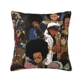 thumbnail image 1 of The Boondocks Square Pillow Case Pillow Holder Soft Decorative Pillow Sham Cushion Cases Pillowcase 12"X12", 1 of 7