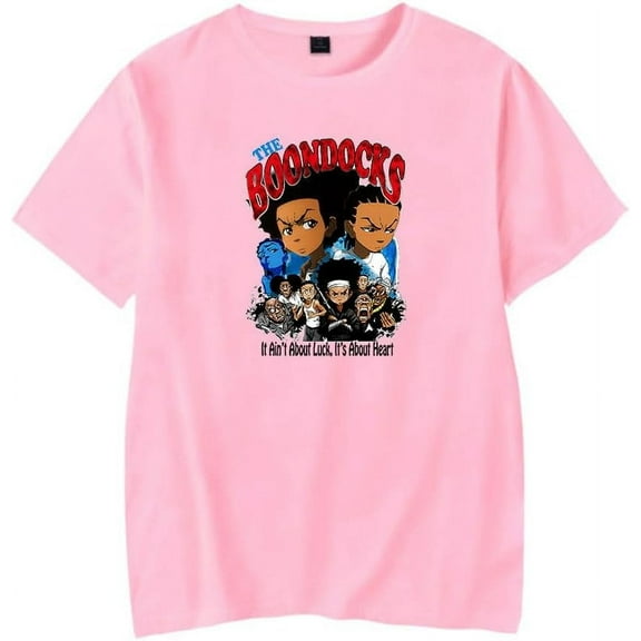 The Boondocks T-shirt summer street trend men's and women's hundred round neck short sleeve shirt