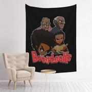 The Boondocks Tapestry Polyester Wall Art Tapestry Decorative Bedroom Modern Home Wall Hanging Tapestry Wall Decoration 29x37in