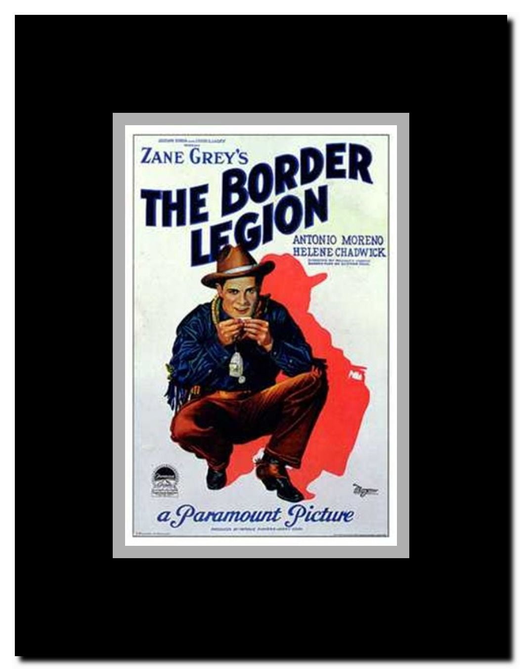 The Border Legion Framed Movie Poster