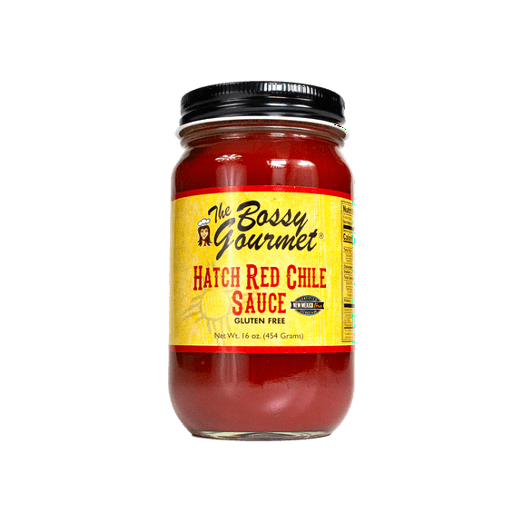The Bossy Gourmet- Hatch Red Chile Sauce, 12 Jars