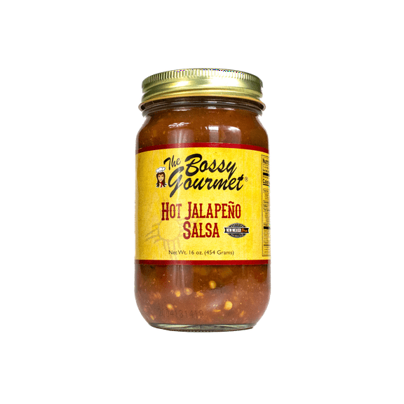 The Bossy Gourmet- Hot Jalapeno Salsa, 3 Jars