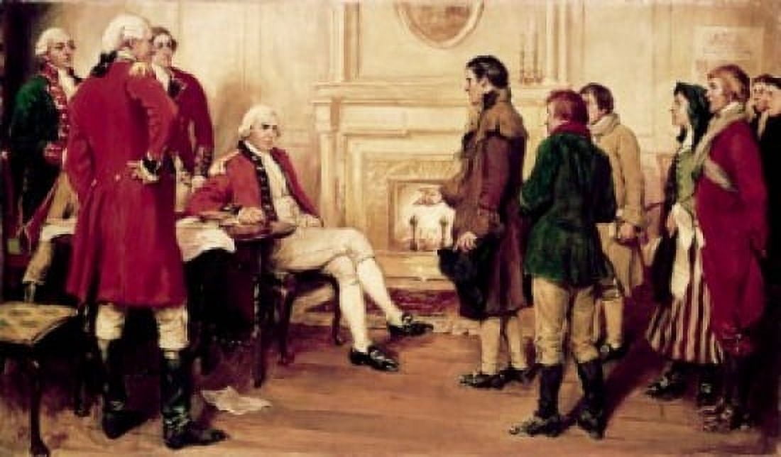 The Boston Boys Protest to General Thomas Gage Frederick Coffay Yohn (1875-1933 American) Canvas Art - Frederick Coffay Yohn (18 x 24)