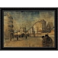 thumbnail image 1 of The Boulevard de Clichy 36x28 Large Black Ornate Wood Framed Canvas Art by Vincent van Gogh, 1 of 2