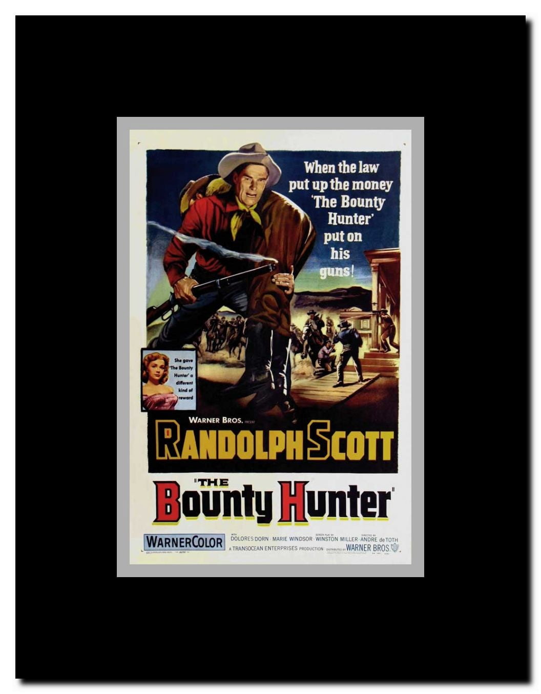 The Bounty Hunter Framed Movie Poster