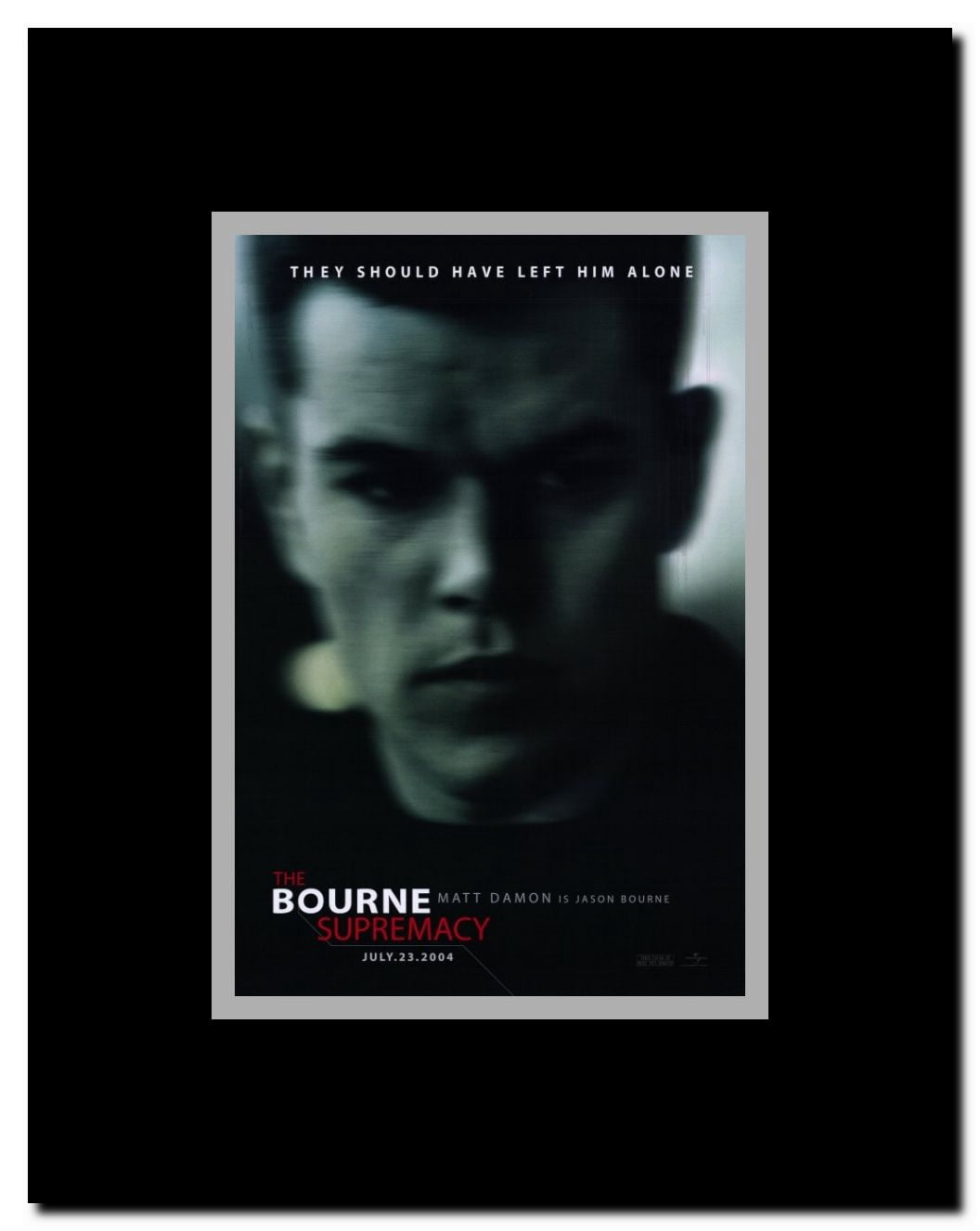The Bourne Supremacy Framed Movie Poster