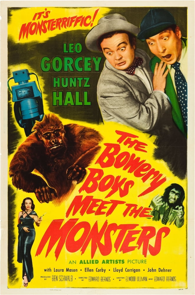 The Bowery Boys Meet The Monsters Canvas Art - (11 x 17)