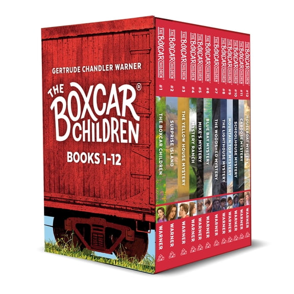 The Boxcar Children Mysteries Boxed Set Books 1-12 (Hardcover)