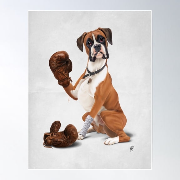 The Boxer (Wordless) Poster Wall Art, Modern Wall Decor For Living Room Bedroom, 16x24 UNFRAMED