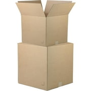 The Boxery 7x7x5 Brown/Kraft Corrugated Cardboard Shipping/Moving Boxes 100-Pack- Made in the USA