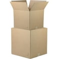 thumbnail image 1 of The Boxery 8"x 8"x8" Brown/Kraft Corrugated Cardboard Shipping/Moving Boxes 25-Pack- Made in the USA, 1 of 7