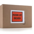 thumbnail image 1 of The Boxery Clear Adhesive Backloading (Full Face) Packing List Enclosed Envelopes, 4 1/2x5 1/2", 1000 Count, 1 of 6