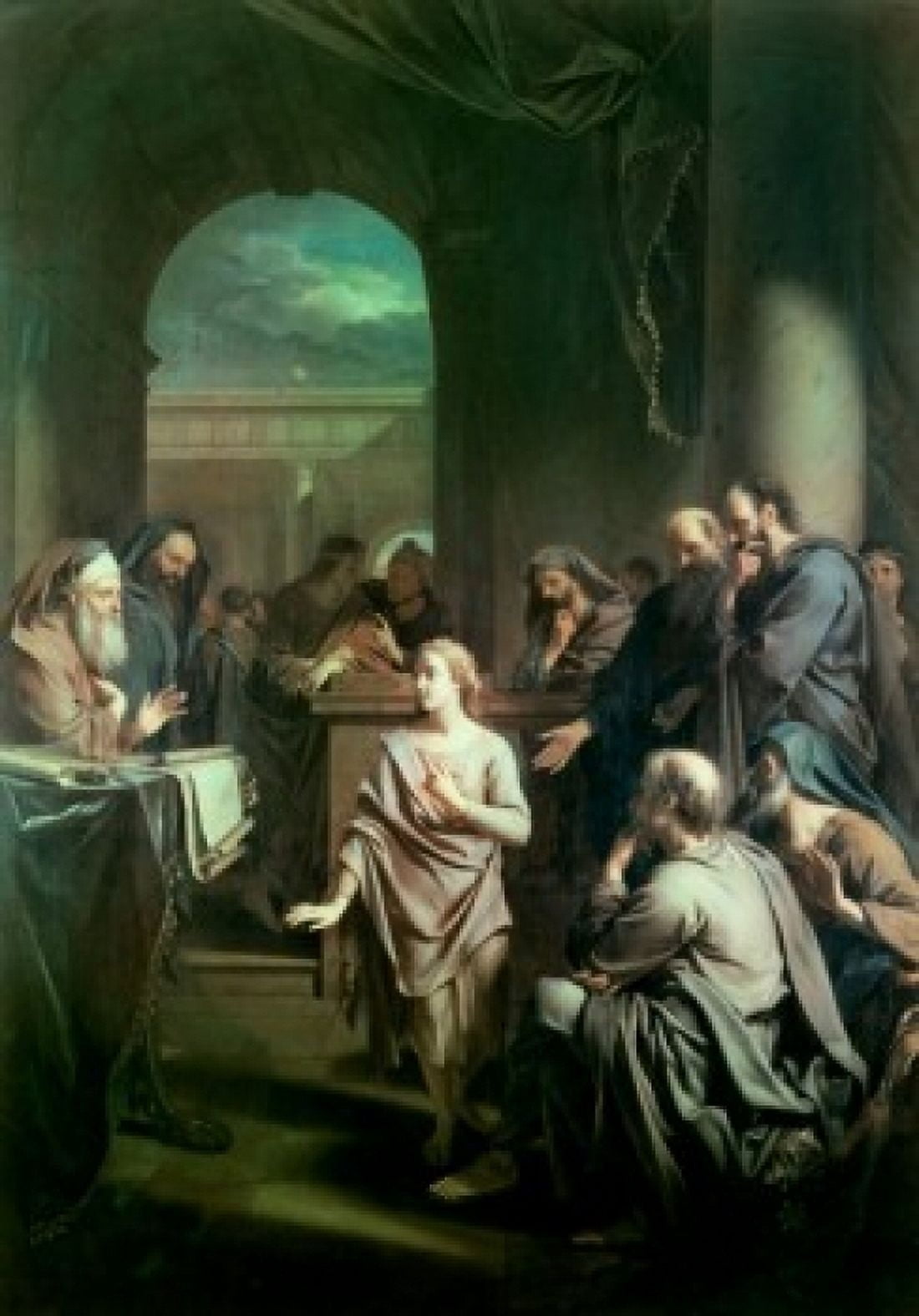 The Boy Jesus in Temple Adriaen van der Werff (1659-1722 Dutch) Canvas Art - Adriaen van der Werff (24 x 36)