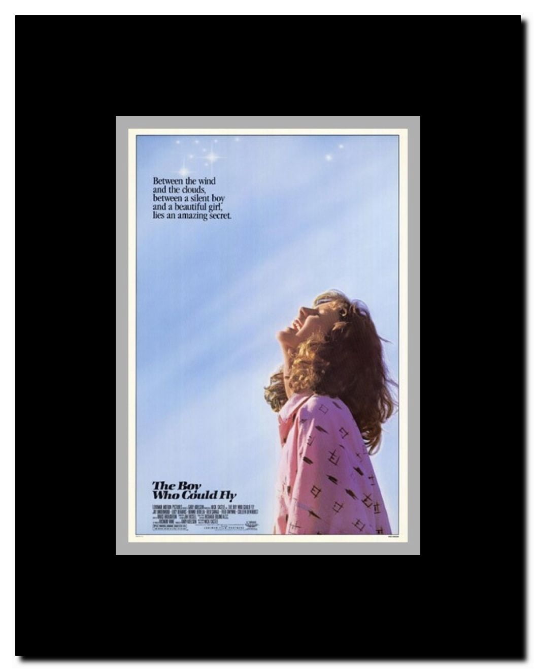 The Boy Who Could Fly Framed Movie Poster