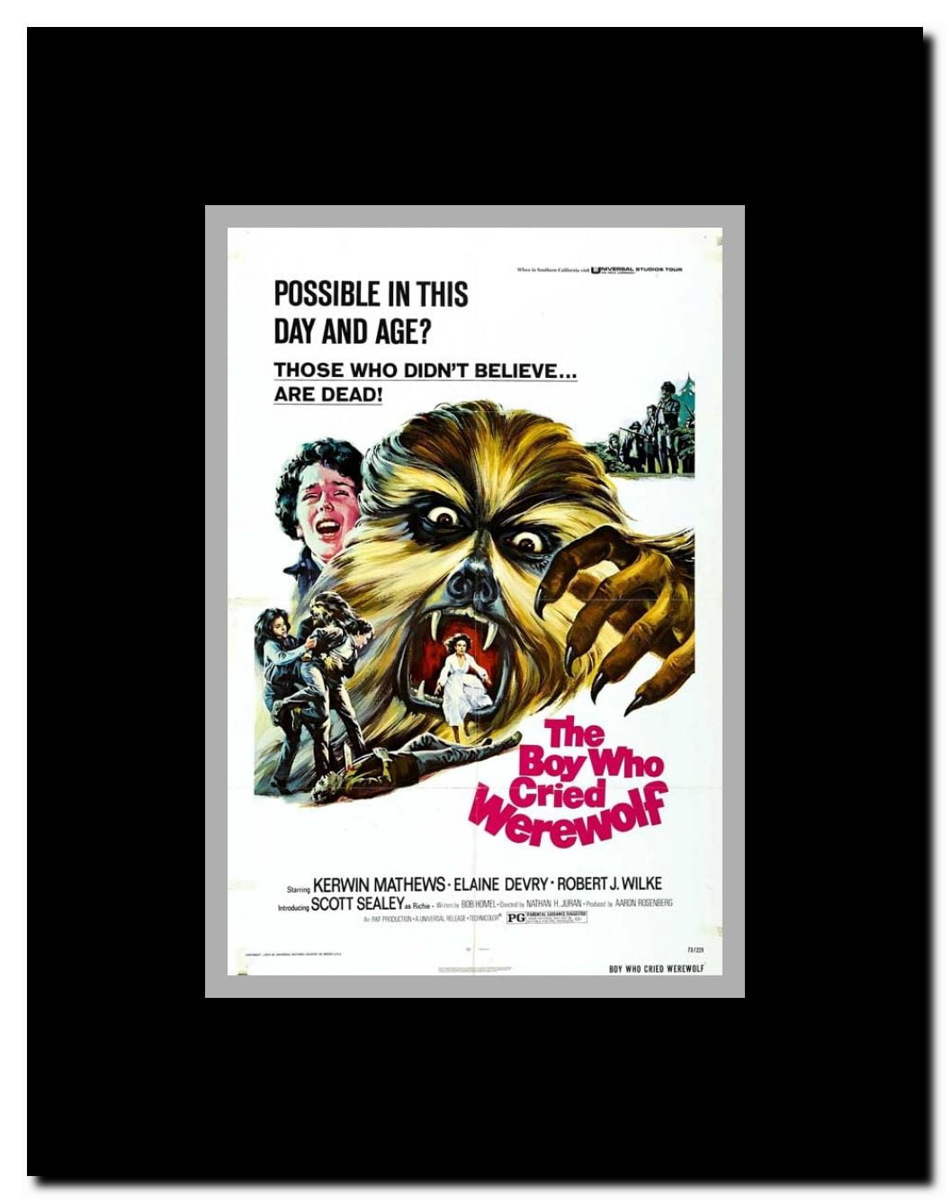 The Boy Who Cried Werewolf Framed Movie Poster