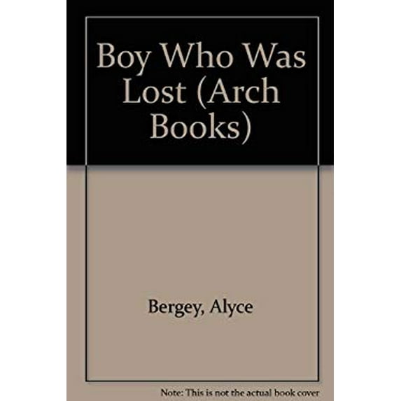 Pre-Owned The Boy Who Was Lost Paperback Alyce Bergey