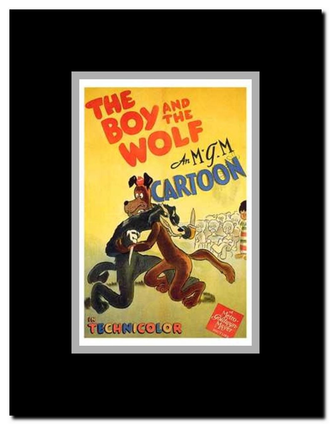 The Boy and the Wolf Framed Movie Poster