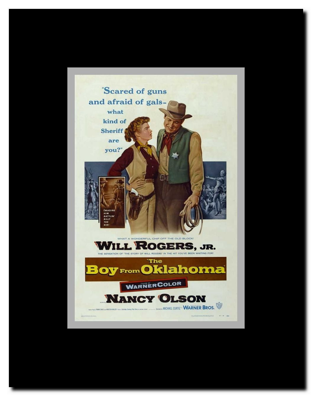 The Boy from Oklahoma Framed Movie Poster