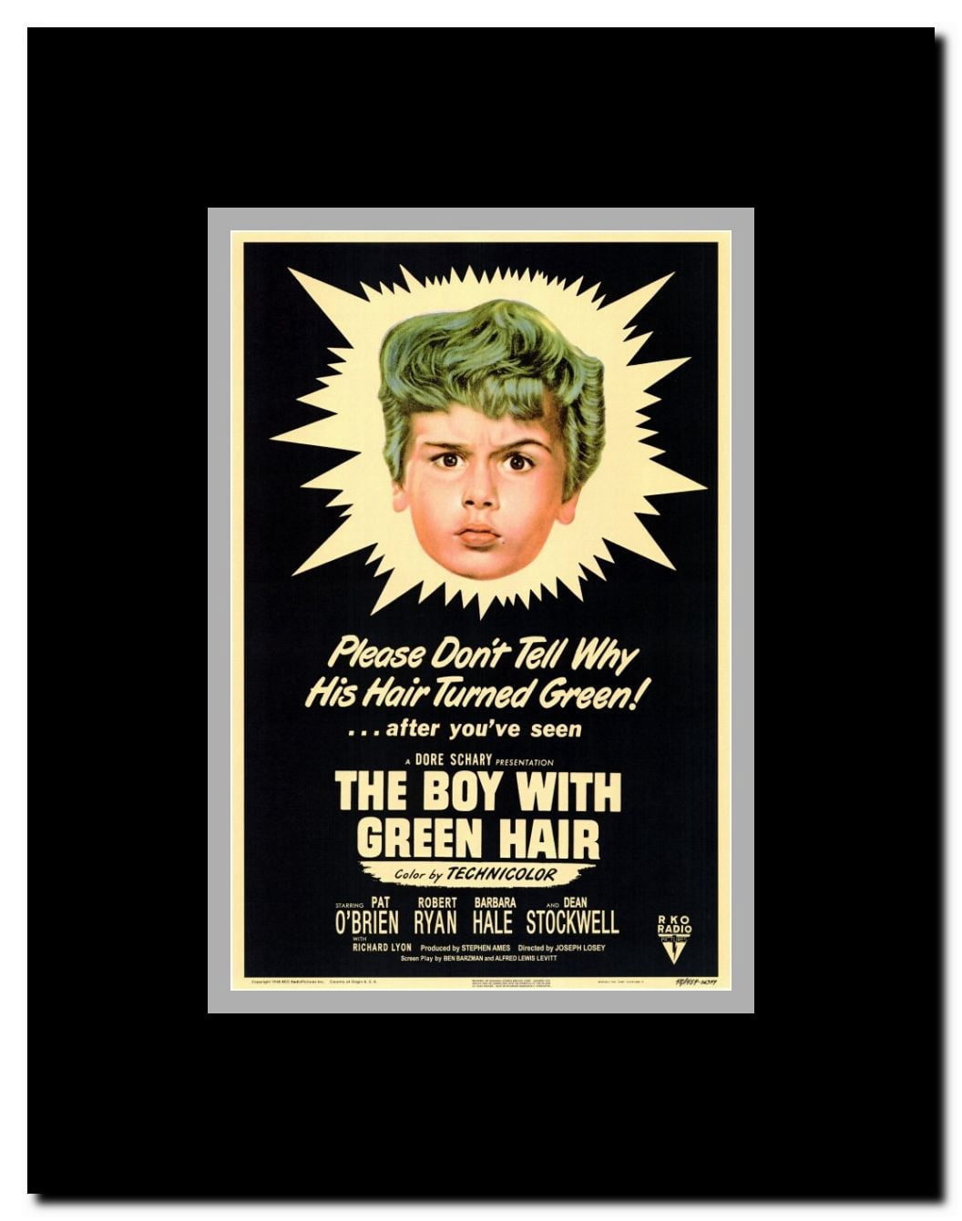 The Boy with the Green Hair Framed Movie Poster