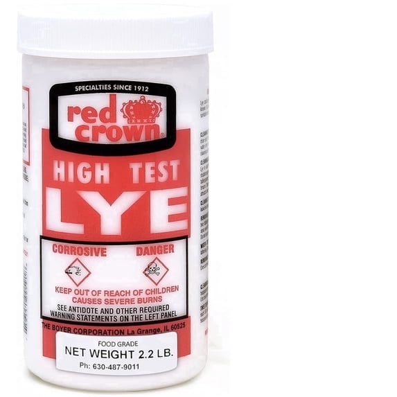 Boyer Corporation Lye for Soap Making, Sodium Hydroxide, 2 lbs - Food Grade , Multi-Use Cleaner