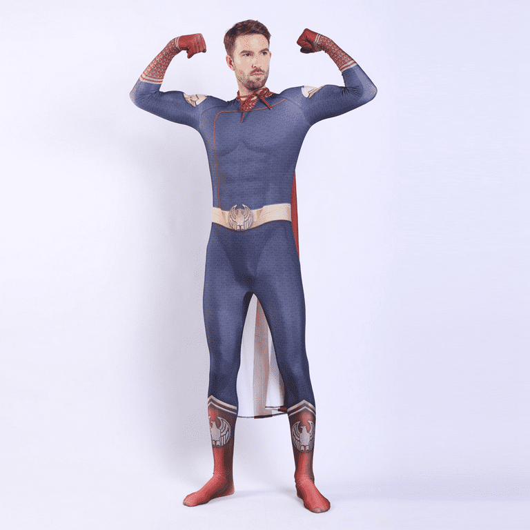 The Boys Cosplay Costume Homelander Cosplay Jumpsuit Bodysuits Fancy Suit  Tights for Adult 
