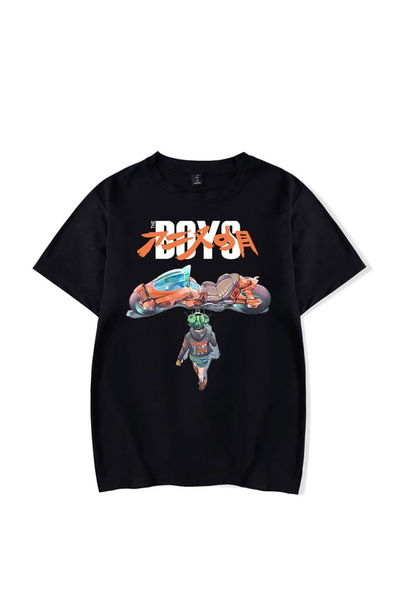 The Boys Merch Anime Eyes T-shirt Printed Shirt Men Women Unisex Tee Short Sleeve Top