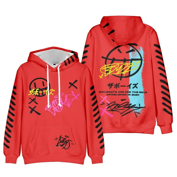 The Boys Merch Hoodie Graffiti Printed For Women Men Fans Streetwear Pullover