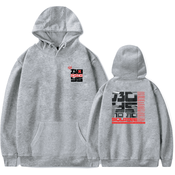 The Boys Merch Hoodies No No Square Hoodie Unisex Fashion Casual Sweatshirt Pullover
